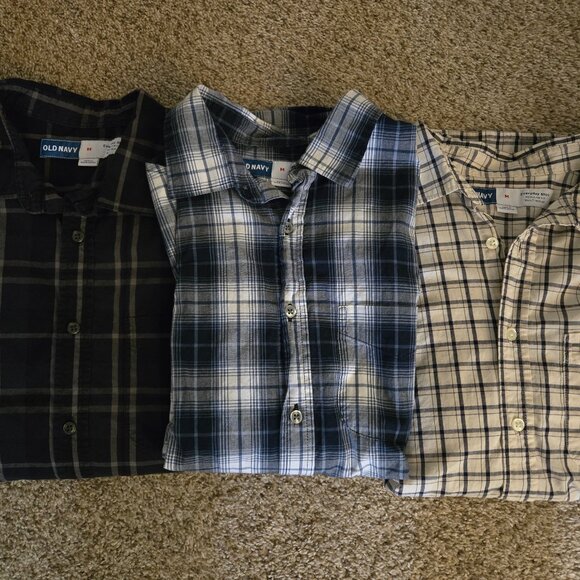 Old Navy Everyday Shirt lot of 3 Size M - Picture 1 of 5